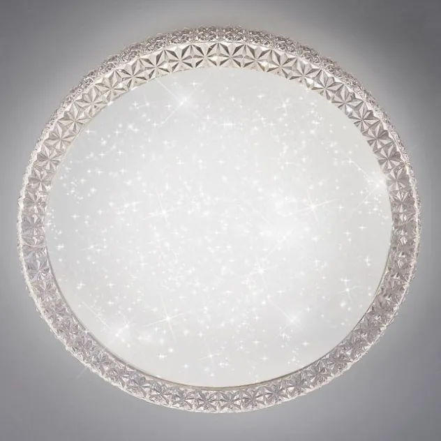 LED-Deckenleuchte, Sternenhimmel, Lichtfarbsteuerung, Ø 40cm, modern