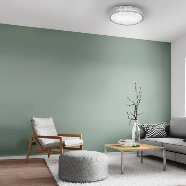 LED-Deckenleuchte, Sternenhimmel, Lichtfarbsteuerung, Ø 40cm, modern