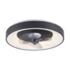 LED Deckenleuchte Ventialtor schwarz mit Timer dimmbar Memoryfunktion