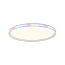 LED-Deckenleuchte, weiß, CCT, RGB, Fernbedienung, dimmbar