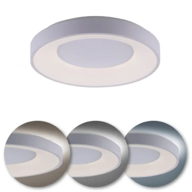 LED Deckenleuchte weiß, 50cm dimmbar Serienschaltung CCT, rund