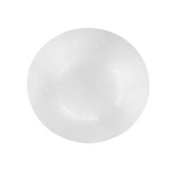 LED-Deckenleuchte, weiß, Ø 25cm, rund, Sternenoptik, glitzer Effekt