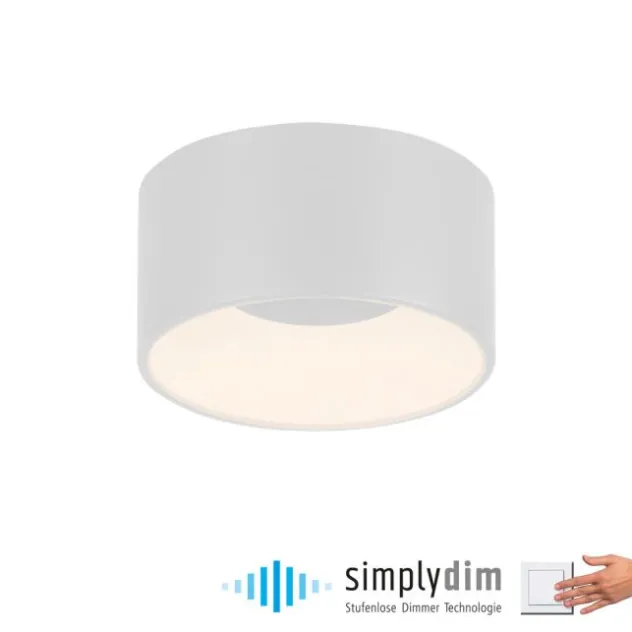 LED Deckenleuchte weiß D=16cm dimmbar SymplyDim Spot