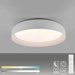LED Deckenleuchte weiß D=58cm dimmbar Fernbedienung CCT