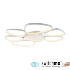LED Deckenleuchte weiß dimmbar per Lichtschalter Memoryfunktion