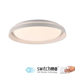 LED Deckenleuchte weiß dimmbar schlichtes zeitloses Design