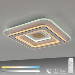 LED Deckenleuchte weiß Fernbedienung dmmbar Wohnraumbeleuchtung