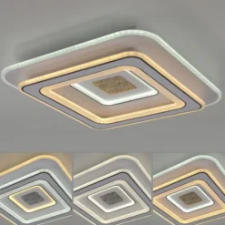LED Deckenleuchte weiß Fernbedienung dmmbar Wohnraumbeleuchtung