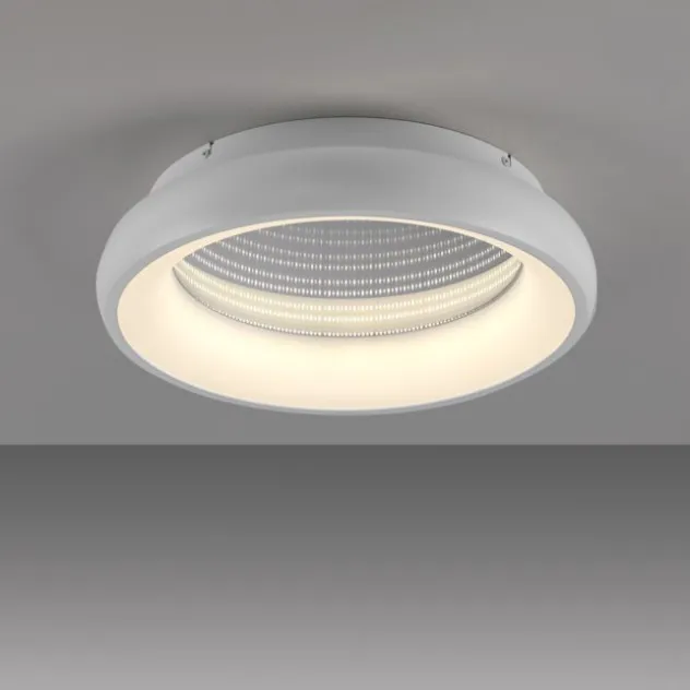 LED Deckenleuchte weiß mit Tunneleffekt dimmbar Fernbedienung CCT