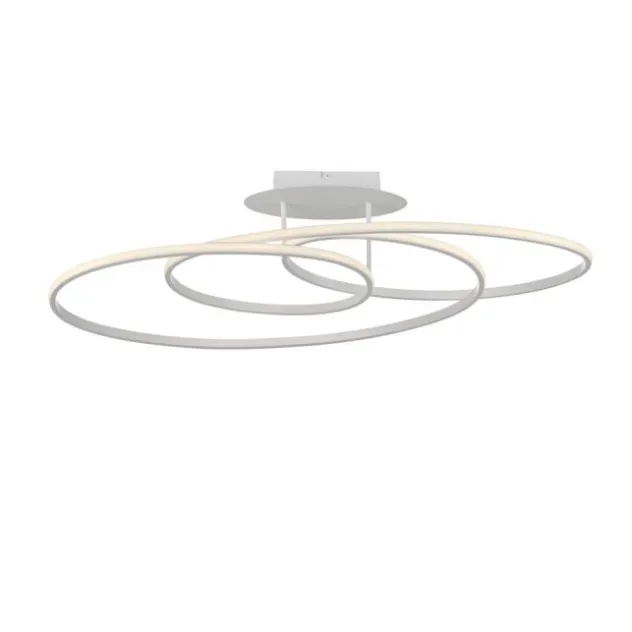 LED Deckenleuchte weiß modern Leuchtringe Esszimmer Wohnraumlampe