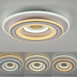 LED Deckenleuchte weiß Nachtlichtfunktion dimmbar Fernbedienung CCT