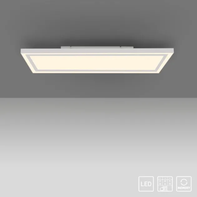 LED Deckenleuchte weiß Serienschalter Memoryfunktion warmweiß Licht