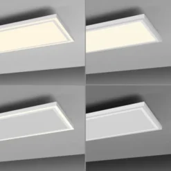 LED Deckenleuchte weiß Serienschalter Memoryfunktion warmweiß Licht