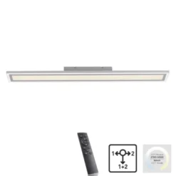 LED Deckenleuchte weiss 100x11,8cm CCT Farbmanagement dimmbar Fernbedienung