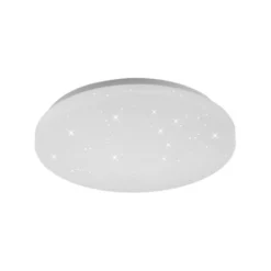 LED Deckenleuchte weiß Sternenhimmel rund D=26cm Schlafzimmer