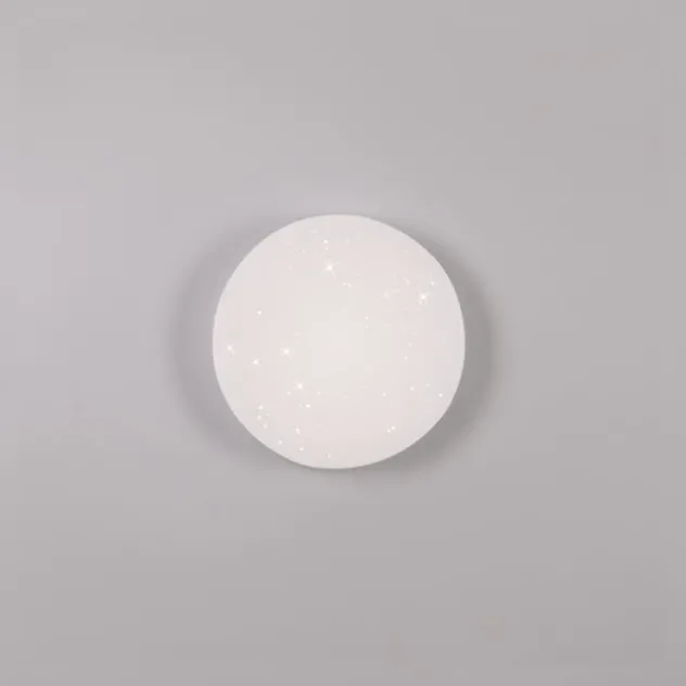 LED Deckenleuchte weiß Sternenhimmeloptik D=22 warmweiß 3000K