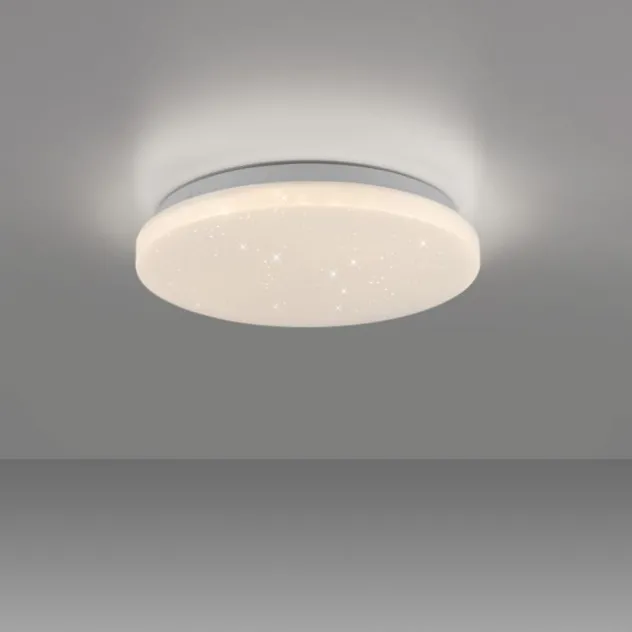 LED Deckenleuchte weiß Sternenhimmeloptik D=22 warmweiß 3000K