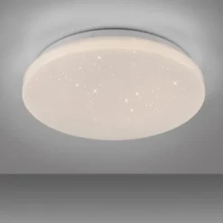 LED Deckenleuchte weiß Sternenhimmeloptik D=22 warmweiß 3000K