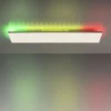LED Deckenleuchte 100,5x25,5cm weiß rechteckig RGB+CCT dimmbar Panel