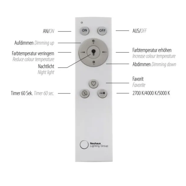 LED Deckenleuchte 30x30 schwarz dimmbar CCT steuerbar über App