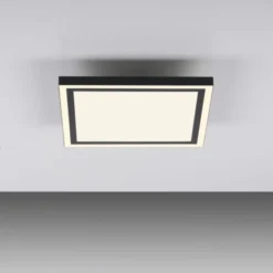 LED Deckenleuchte 30x30 schwarz dimmbar CCT steuerbar über App