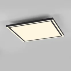 LED Deckenleuchte 45x45 schwarz steuerbar über App dimmbar