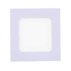 LED-Einbauleuchte, silber, quadratisch, eckig, modern, dimmbar, blendfrei