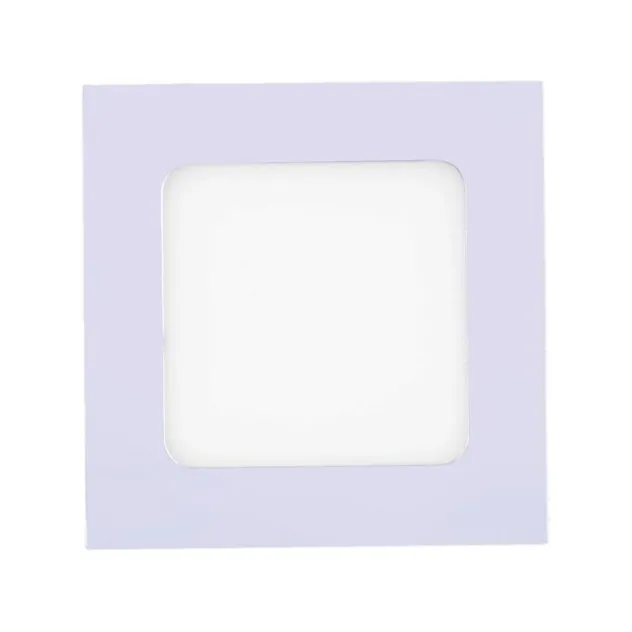 LED-Einbauleuchte, silber, quadratisch, eckig, modern, dimmbar, blendfrei