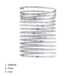 LED-Lichtstreifen, mehrfarbig, RGB Farbwechsel, Fernbedienung, Dimmfunktion