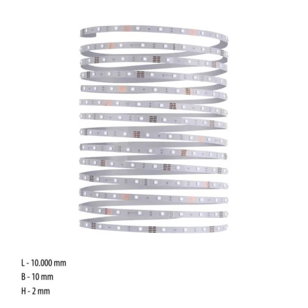 LED-Lichtstreifen, mehrfarbig, RGB Farbwechsel, Fernbedienung, Dimmfunktion