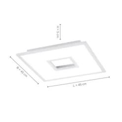 LED Panel, Cut-Out Design, 45x45 cm, RGBW, Fernbedienung