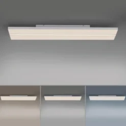 LED Panel, Deckenleuchte, 100x25cm, modern, Fernbedienung