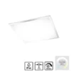 LED-Panel, Rahmen chrom , IP44, Badezimmer Panel, 45x45cm, CCT