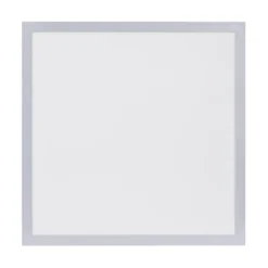 LED Panel Rahmen silberfarbig, 45,5x45,5cm, Fernbedienung, platzsparend