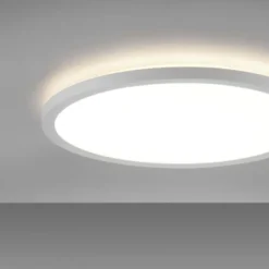 LED Panel rund, flache Deckenleuchte, Backlight, Deckenlampe,