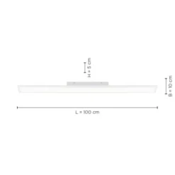 LED Panel, weiß, eckig, CCT-Farbtemperatursteuerung, dimmbar