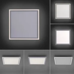 LED Panel, weiß, quadratisch, CCT Farbsteuerung, dimmbar, Fernbedienung