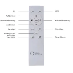 LED-Panel, weiß, 100x25cm, Backlight, dimmbar, Farbsteuerung