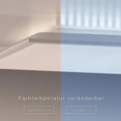 LED-Panel, weiß, 62x62cm, Backlight, dimmbar, Farbsteuerung