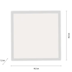 LED-Panel, weiß, 44,5x44,5cm, Bewegungsmelder, neutralweiß, quadratisch