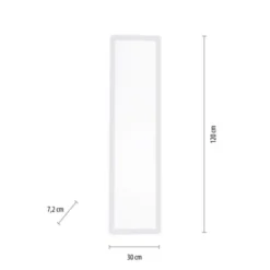 LED Panel, weiß, 120x30cm, dimmbar, Backlight, Farbsteuerung