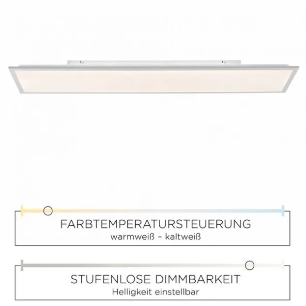 LED Panel, weiß, 120x30cm, dimmbar, Backlight, Farbsteuerung