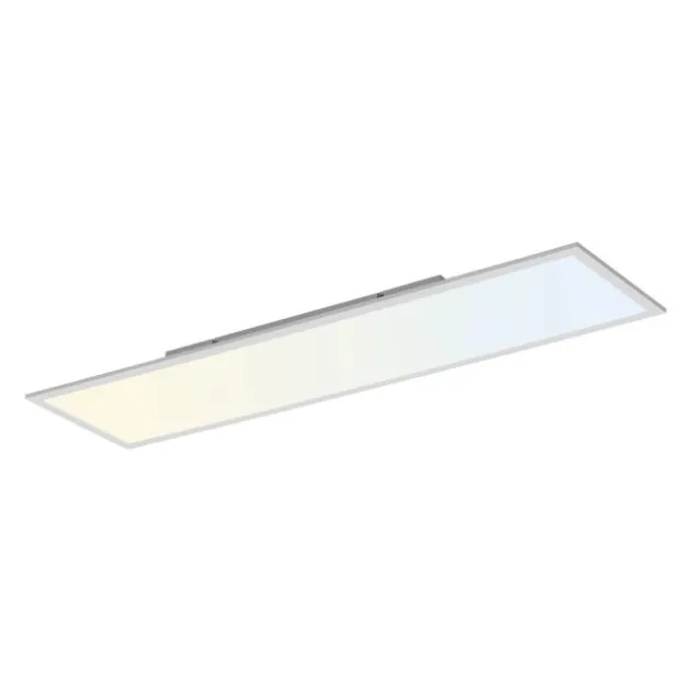 LED-Panel, weiß, 120x30cm, flach, CCT, dimmbar, Deckenleuchte