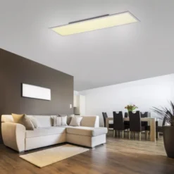 LED-Panel, weiß, 120x30cm, flach, CCT, dimmbar, Deckenleuchte