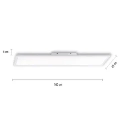 LED-Panel, weiß, 100x25cm, Lichtfarbsteuerung, Fernbedienung