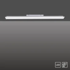 LED-Panel, weiß, 100x10cm, neutralweiß, Bewegungsmelder, rechteckig, modern
