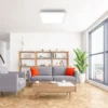 LED-Panel, weiß, 60x60cm, neutralweißes Licht, Arbeitsplatz, Büroleuchte