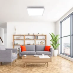 LED-Panel, weiß, 60x60cm, neutralweißes Licht, Arbeitsplatz, Büroleuchte