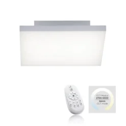 LED-Panel,weiß, 30x30cm, rahmenlos, CCT, Fernbedienung