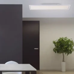 LED Panel, weiß, 121x31cm, Serienschalter, dimmbar, blendfrei